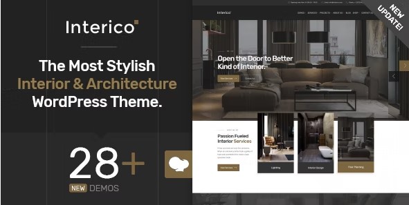Interico - Interior Design & Architecture WordPress Theme
